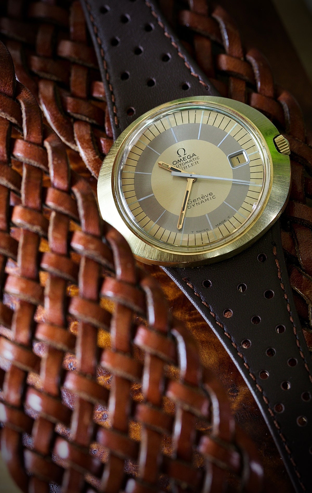 Omega Genève Dynamic Türler Automatic Ref. 166.039 — Hebilla Original - 1969