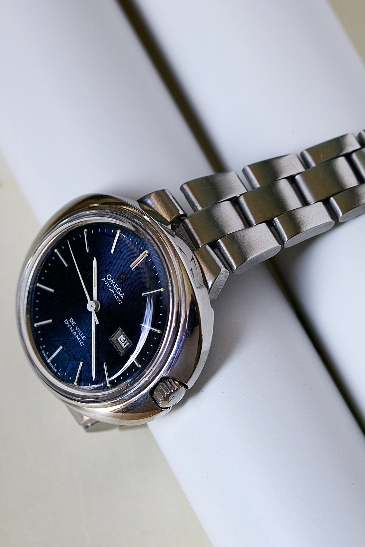 Omega Dynamic De Ville Lady Automático Ref. ST 566. 0064 — "Peacock Dial" 1973