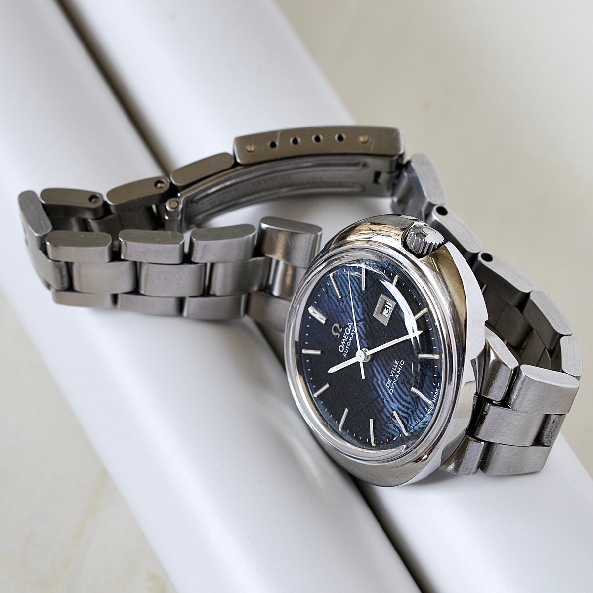 Omega Dynamic De Ville Lady Automático Ref. ST 566. 0064 — "Peacock Dial" 1973