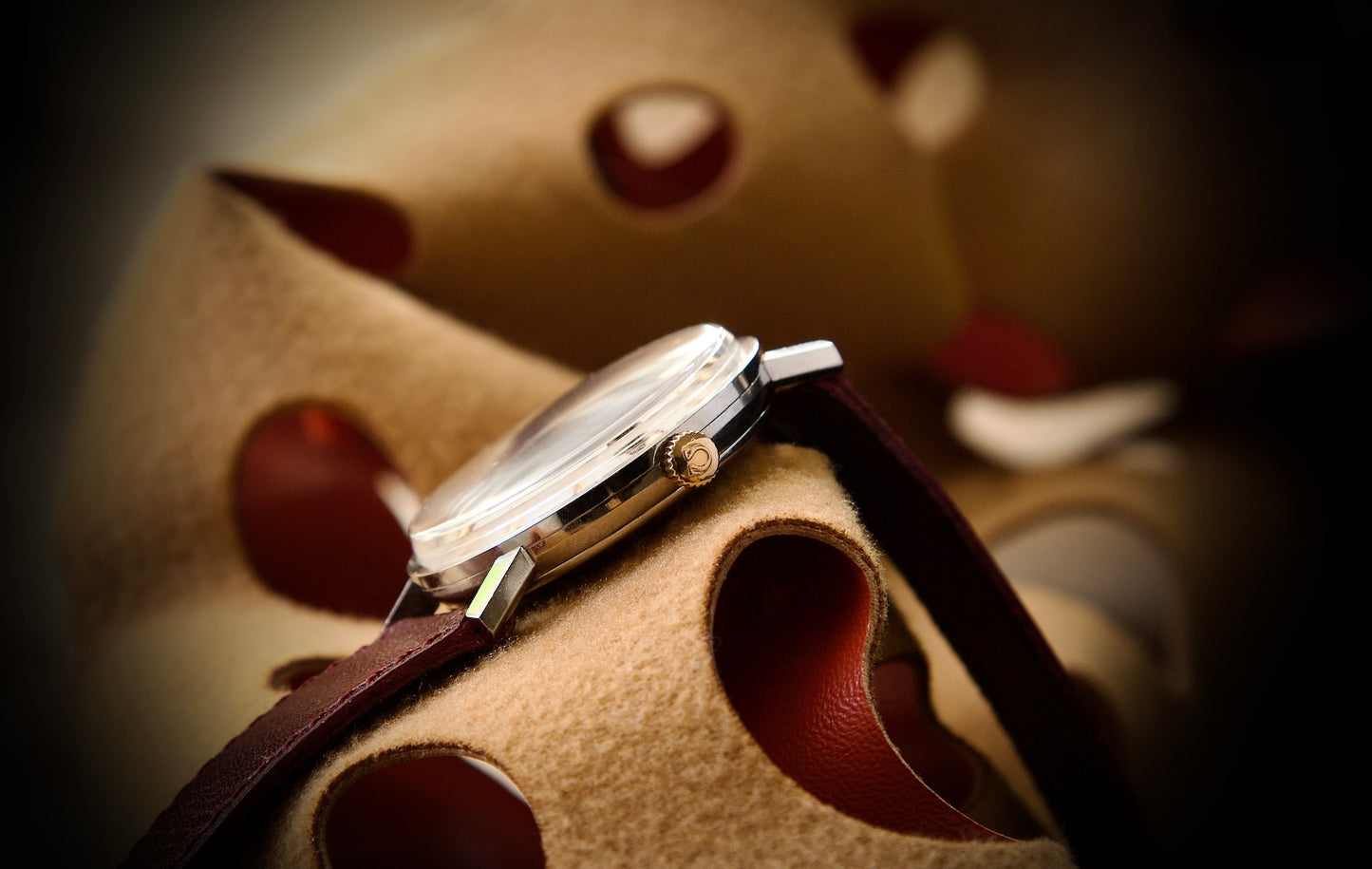 Omega Genève Automático 1959 – Esfera Pie Pan Blanca