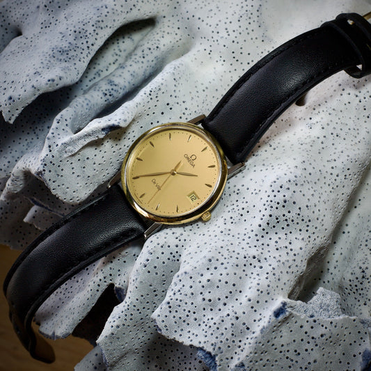 Omega Vintage De Ville 196. 2430 con esfera color champagne