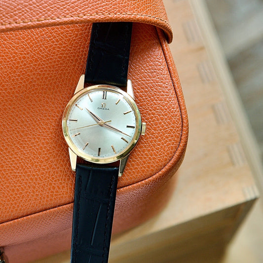 Omega Calibre 266 Hand-Wound from 1962 | Rose Gold Plated
