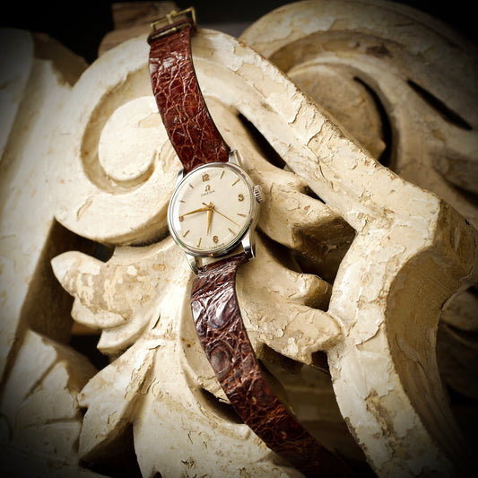 Omega Vintage de 1952- Esfera "Honeycomb"