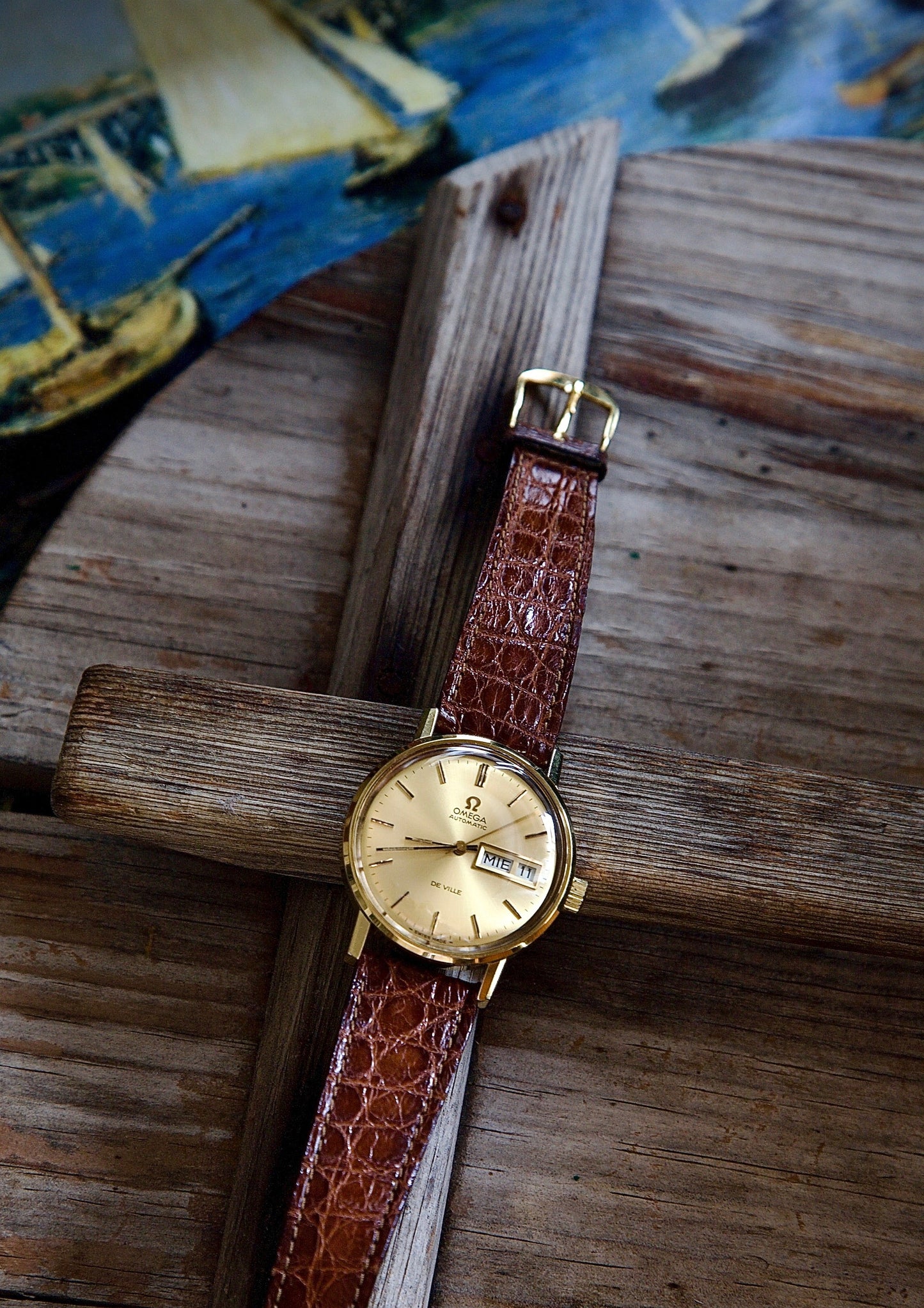 Omega De Ville Day-Date Automático | 1979 – Esfera Champagne