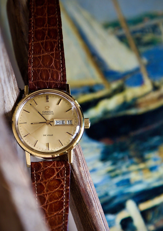 Omega De Ville Day-Date Automático | 1979 – Esfera Champagne