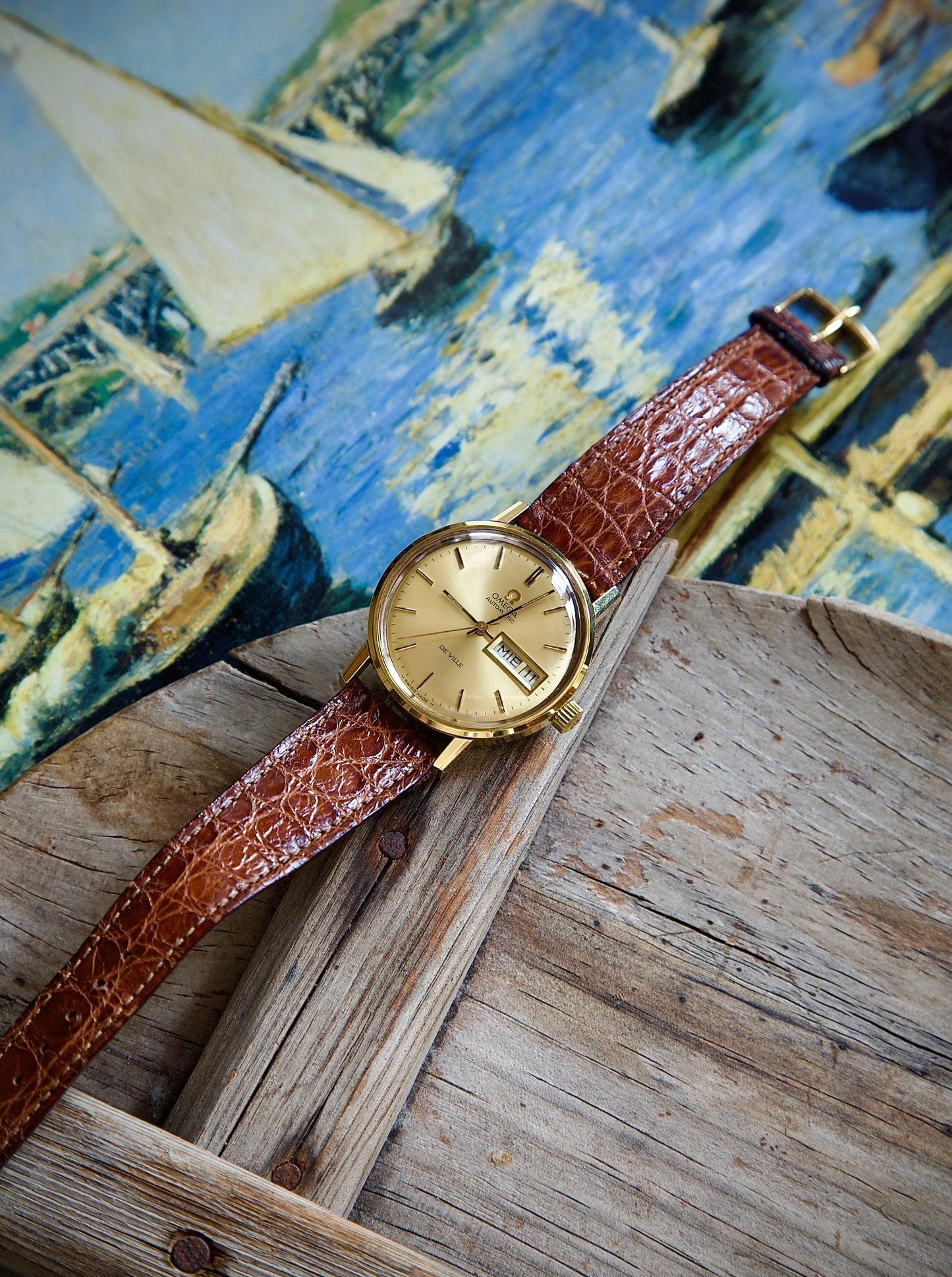 Omega De Ville Day-Date Automático | 1979 – Esfera Champagne