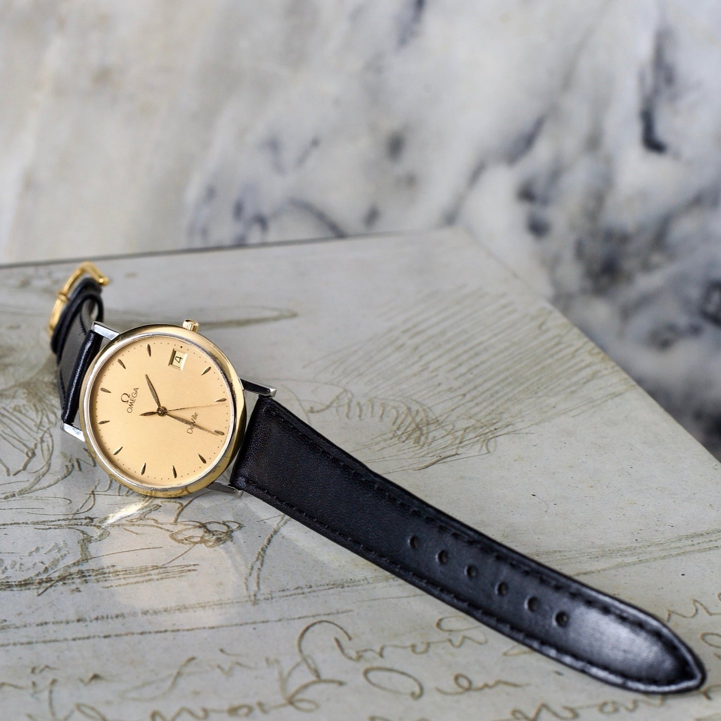 Omega Vintage De Ville 196. 2432 with champagne dial