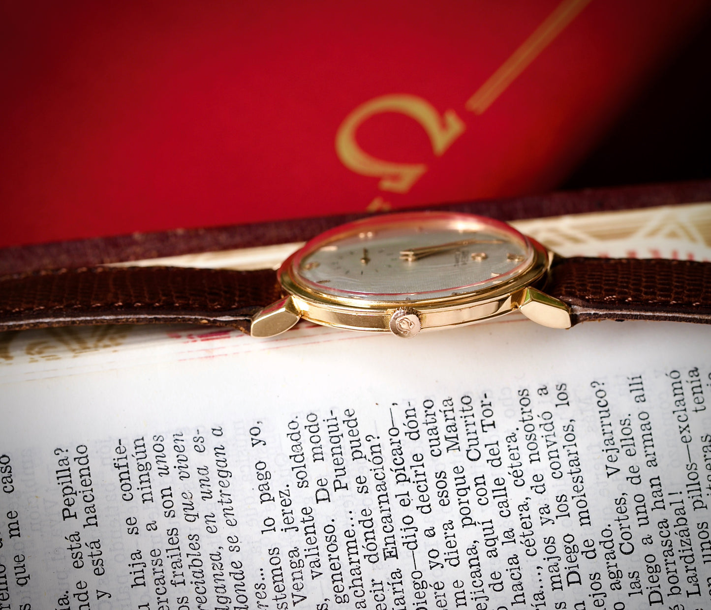 Omega Automatic 18k Rose Gold Jumbo Ref. 2714 (1952) – With Vintage Omega Box